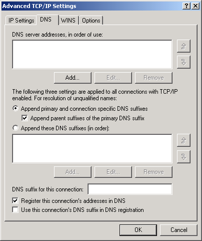 DNS設定
